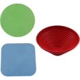 thumbnail image 1 of Paquete de 3 abridores de botellas de goma con tapa redonda y pinza para tarros, multifunción., 1 of 5