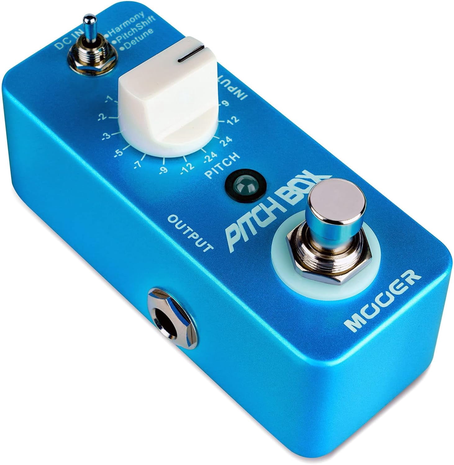MOOER Digitech Drop Pedal Harmonizer Guitar Pedal Pitch Box MPS1 Guitar Effect Pedal Pitch Box Guitar Harmonizer Pitch Shifter Guitar Pedal Pitch Pedal for Electric Guitar Bass True Bypass
