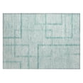 thumbnail image 2 of Addison Rugs Chantille Indoor/Outdoor Transitional Geometric Teal Washable Rectangle Rug, 1'8" x 2'6", 2 of 6