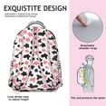 thumbnail image 5 of Geometric Shapes Texture Print Backpack for College, Stylish Laptop Bookbag for School and Work, Durable Daypack with Organizer, Great Gift Idea for Students, 5 of 6