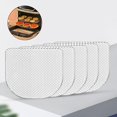 thumbnail image 4 of CNKOO 5Pcs Grill Mesh Heat Resistant Multi-purpose Leak-proof Hollow Out Design Grill Stand Kitchen Tools Grill Mesh, 4 of 8