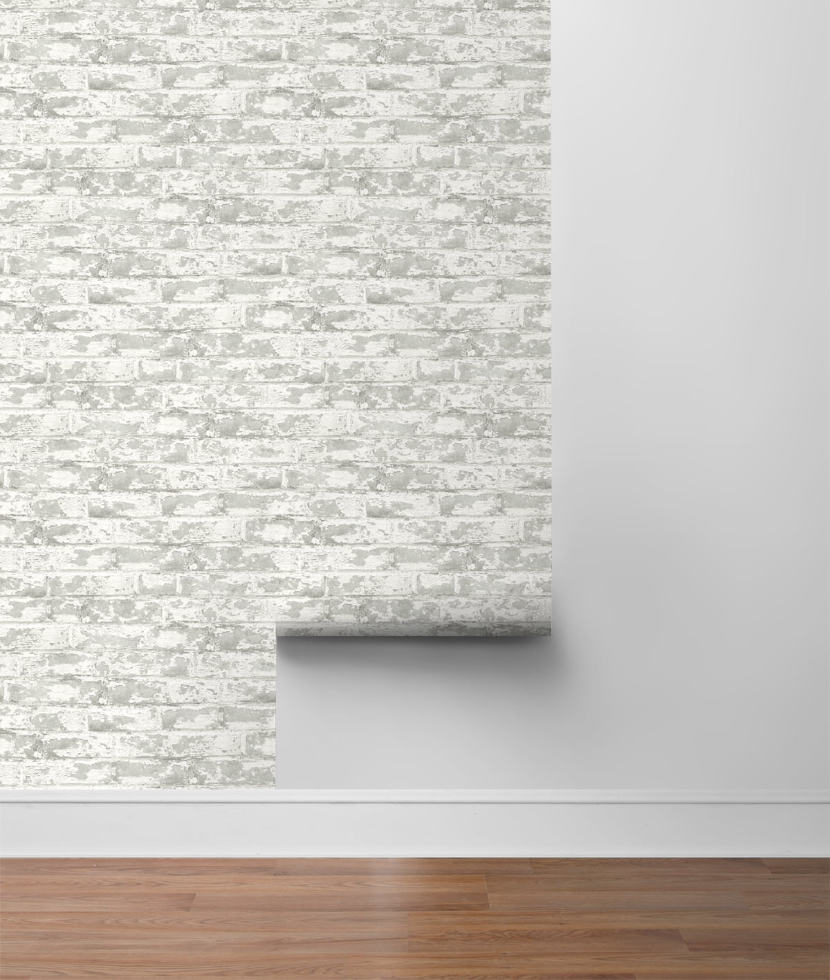 Wallquest, Inc. Luxe Haven Soho Brick Peel and Stick Wallpaper Calcutta