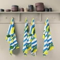 thumbnail image 2 of Lemons Blue White Striped Tea Towels Set of 6 Watercolor Kitchen Dish Cloth with Hanging Loop, 18"x28"Lint-Free Absorbent Towel for Kitchen Drying Wiping and Cleaning, 2 of 7