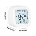 Alarm Clock Clearance Multifunction Clock Temperature Humidity Compact