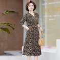 LZDXD Mother‘s Spring Long Sleeve dress Midlength 2024 New Middleaged