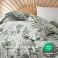 thumbnail image 3 of Muslin Cotton Duvet Cover Queen Size - Ultra-Soft, Breathable & Lightweight -, 3 of 9