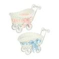 thumbnail image 2 of Wicker Baby Carriage Ideal for Baby Doll Display and Shower Centerpiece Suitable for Birthday Party Decorations and Favors, 2 of 8