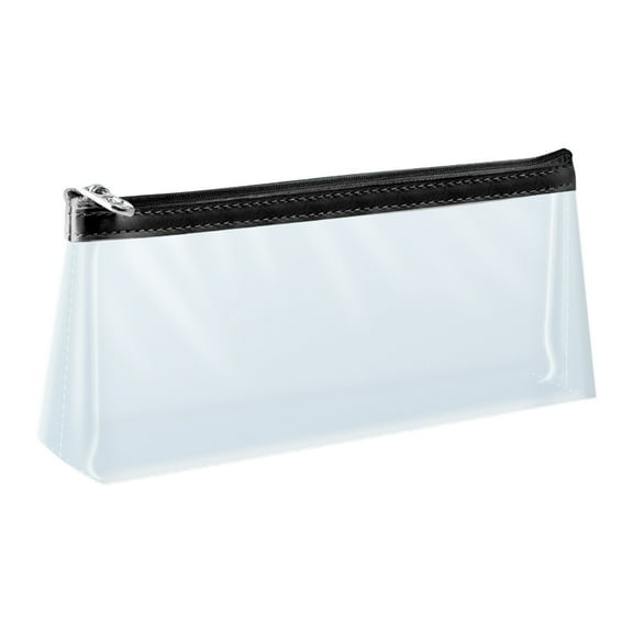 Zhourta Transparent Writing Tools Case Large Capacity Stationery Box Exam Special Stationery Bag Teacher Supplies Storage