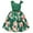 Green, variant on Baby Girls One Shoulder Dress, Toddler Girls Princess Dress, Little Girls Party Wedding Formal Dress, Rose Print Kids Pageant Flower Girl Sleeveless Dress Red (10-11 Years)