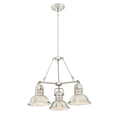 thumbnail image 2 of WestinghouseLighting 6333900 3 Light Boswell Indoor Chandelier - Brushed Nickel, 2 of 6