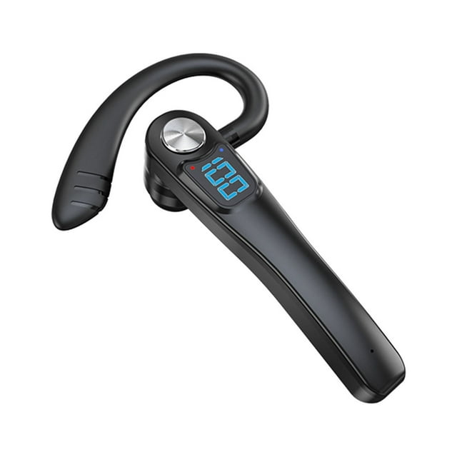 Ear-Hook Bluetooth Headset, Digital Display, 13mm Speaker, IPX5 Waterproof