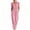 Pink, variant on Iyufng Casual Summer Sleeveless Jumpsuits for Women with Pockets, Zip Up Fitted Waist