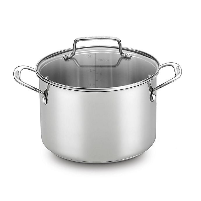 Cuisinart Chef's Classic Stainless Steel 5.75 qt. Covered Soup Pot