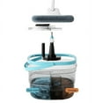 thumbnail image 4 of Household Rotating Mop And Bucket Set, Comes With 2 Free Cloths, Hand Wash, Dust Removal Mop, Sewage Separation, Dry And Wet Dual-use, Suitable For Hardwood Floors, Tiles, Marble, Etc., 4 of 9
