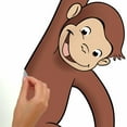 thumbnail image 3 of Curious George Peel and Stick Giant Wall Decal, 3 of 5