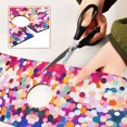 thumbnail image 6 of Yayeee Faucet Mat for Kitchen Sink 30" Diatomite Long Splash Guard Pad, Purple Colorful Circles, 6 of 7