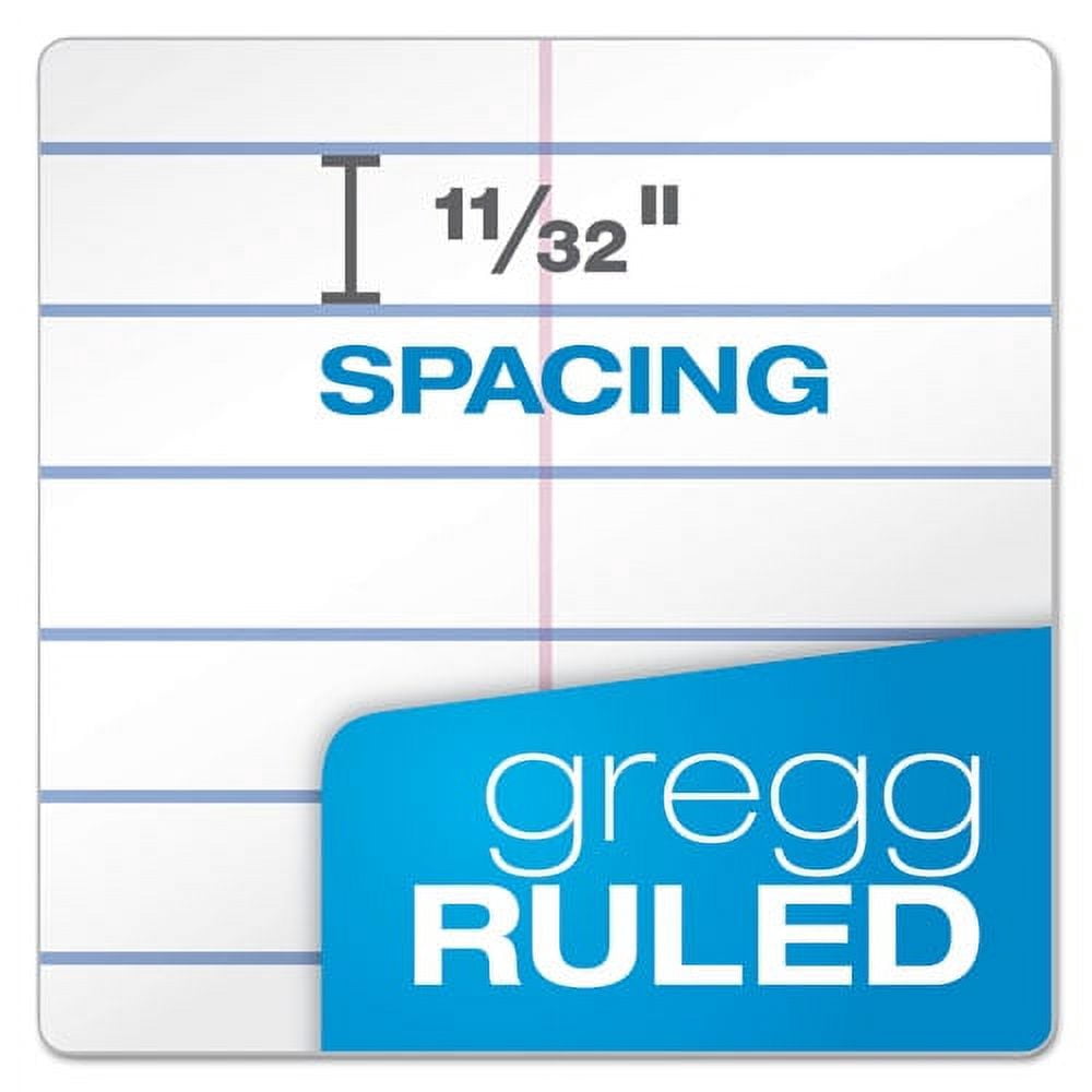 "Earthwise By Ampad Recycled Reporter's Notepad, Gregg Rule, White Cover, 70 White 4 X 8 Sheets | Bundle of 5 Each"