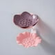 thumbnail image 1 of Jabonera, artículos esenciales para dormitorios, jabonera con forma de flor, jabonera de doble capa con drenaje, estante de pared sin perforaciones, artículos esenciales para dormitorios de chicas, ar, 1 of 2