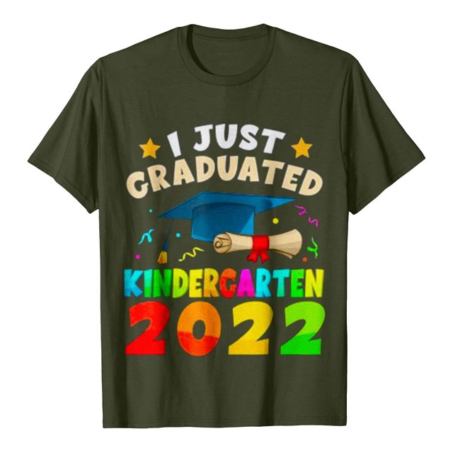 Puntoco - Camiseta de manga corta para mujer con estampado de letras informales, camiseta de graduación Puntoco Puntoco-938