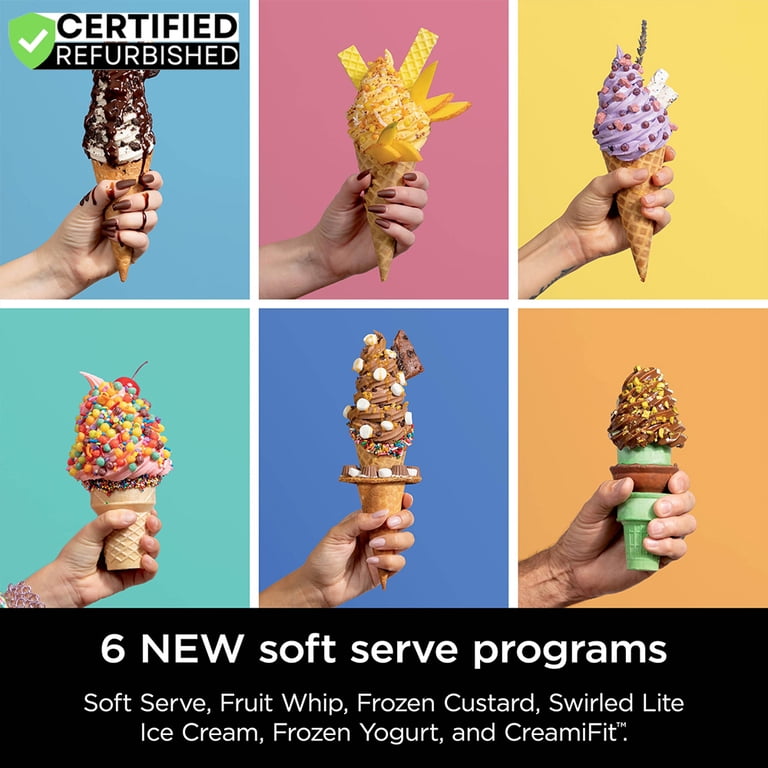 Ninja, Soft Serve Ice Cream Machine, NC701, 13-in-1 Swirl Bundle