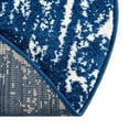 thumbnail image 7 of Unique Loom Lennon Collection Area Rug - Zal (4' 1" Round Navy Blue/Ivory), 7 of 7