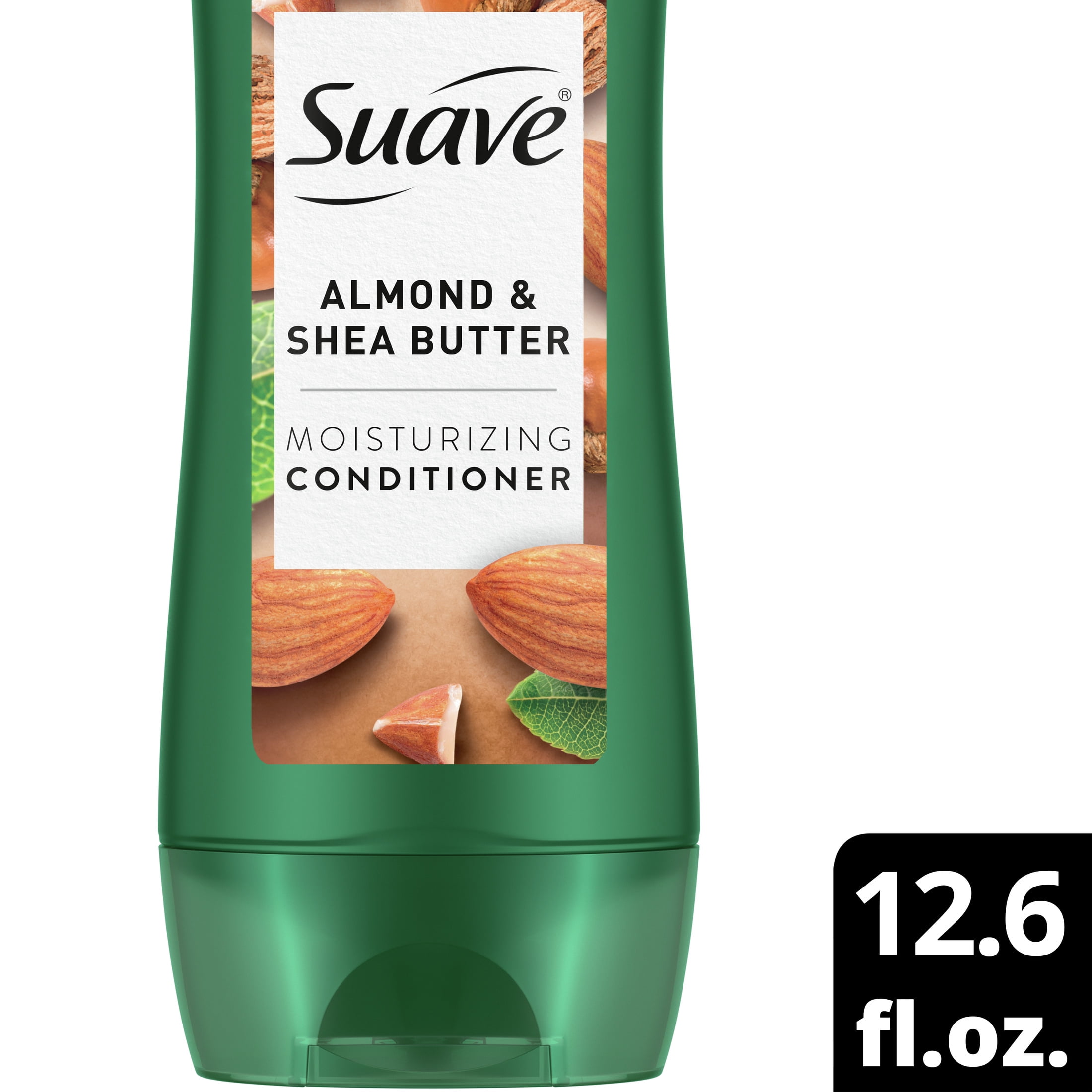 Suave Moisturizing Conditioner, Almond + Shea Butter Paraben-Free for Dry, Damaged Hair, 12.6 oz