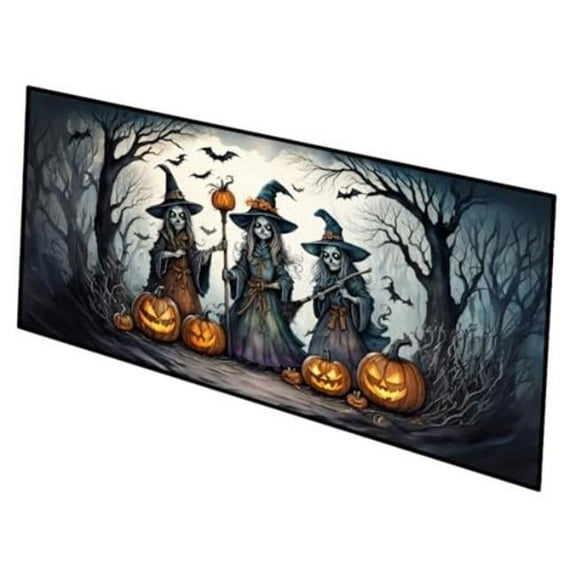 0.2 x 28 x 58 in. Witches Spooky Halloween Runner Mat