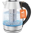 thumbnail image 1 of Chefman Fast W/luces LED Auto Shutoff &amp; Hervir Seco Protección Inalámbrica, Sin BPA, Extraíble, 1,8 litros, Hervir rápido + infusor de té, 1 of 9