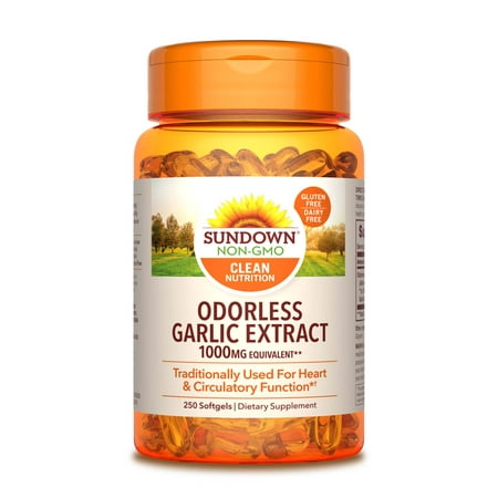 Rexall Sundown Sundown Naturals  Garlic Extract, 250 (Best Garlic Supplement Brand)