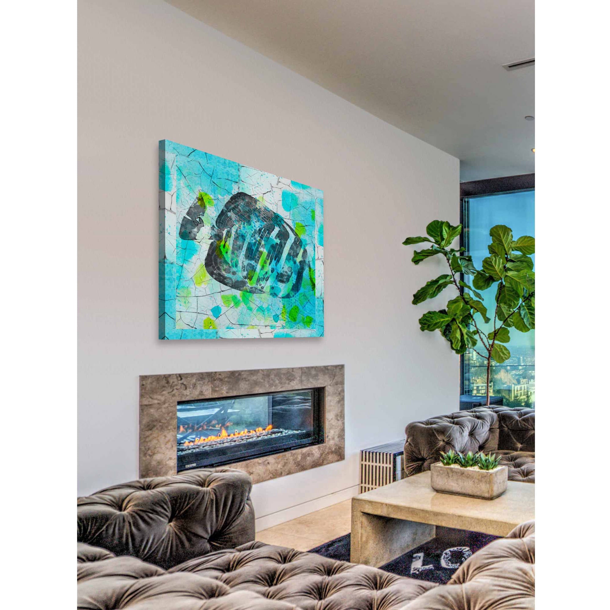 "The Reefs Inhabitant" Painting Print on Wrapped Canvas
