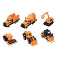 thumbnail image 1 of Juego De Vehículos De Ingeniería, Vehículos Educativos De Construcción De Alta Simulación, Juego De Juguetes, Señales De Tráfico De Mapas Resistentes Para Niños Pequeños, 1 of 7