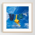 thumbnail image 2 of Doll Clothes on Clothesline - Photography Humor Surrealism Minimalist Modern Art Pop Art Skyline Retro Unframed Wall Art Print 10 x 10 inches, 2 of 9