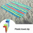 thumbnail image 4 of 4PCS Beach Towel Fastener Clips Picnic Blanket Clips Anchors Tent Camping Yoga Mat, 4 of 8