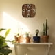 thumbnail image 5 of Reloj de Pared Silencioso Perfecl Luminoso Creativo con Números Grandes Marrones, 5 of 8