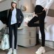thumbnail image 5 of Pantalones de mujer embarazada, leggings de primavera y otoño, pantalones de soporte abdominal, pantalones cortos para mujer embarazada, pantalones ajustados, 5 of 5