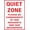 Warning Sign 4, variant on Quite Zone Please Be Considerate of Our Residents Sign 12X8 Inches Metal Aluminum Signs, Weather Resistant, Weatherproof, Indoor Or Outdoor