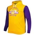 thumbnail image 2 of Men's Fanatics Gold/Purple Los Angeles Lakers Big & Tall Bold Attack Pullover Hoodie, 2 of 3
