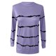 thumbnail image 4 of ICHUANYI Clearance Fashion Woman Long Sleeve T-Shirt Summer Printing Loose Blouse Tops(Purple, S) ICHUANYI WER2023081007601, 4 of 5