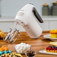 thumbnail image 3 of Oster Batidora de mano ® 6 velocidades blanca mango ergonomico FPSTHM3532, 3 of 8