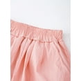 thumbnail image 5 of YONGHS Kids Girls Casual Baggy Wide Leg Palazzo Pants Solid Color Beach Trousers with Pockets Pink 7-8, 5 of 7