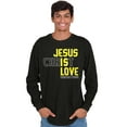 thumbnail image 5 of Jesus Christ Love Christian Faith Long Sleeve TShirt Men Women Brisco Brands S, 5 of 6