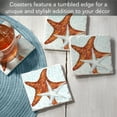 thumbnail image 4 of Thirstystone "Seas The Day Starfish" 4-Pack Tumbled Tile Coasters, 4 of 5
