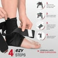 thumbnail image 5 of Ezy Wrap Speed Lacer Compression Ankle Brace – Breathable Ankle Support with Speed Lacing Tabs & Figure 8 Straps for Comfort – Stability, Ankle Pain Relief & Injury Recovery, 5 of 7