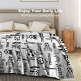 thumbnail image 6 of Soccer Blanket Super Soft Flannel Blankets and Throws Outdoor Football for Bedding Boys Girls Adults Gifts 60"x50", 6 of 6