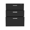 thumbnail image 6 of FM FURNITURE Penny 3-Drawer Modern Engineered Wood Storage Cabinet in Black, 6 of 9