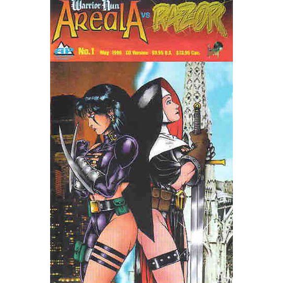 Warrior Nun vs Razor CS #1 VF ; Antarctic Comic Book