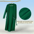 thumbnail image 6 of Catalonia Lightweight Ladies Bathrobe, Long Summer Robe with Pockets,Soft Summer Robes for Women, Kimono Gift for Her, Green, 6 of 7