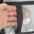 thumbnail image 4 of Bolsa de malla para colgar en el coche para mascotas, impermeable, para gato, cachorro, asiento, soporte seguro, almohadilla (gris) Ehuebsd Para estrenar, 4 of 9