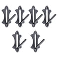 thumbnail image 1 of 6 piezas de soporte para colgar cráneos de , elegante soporte para cráneos de animales pequeños, resistente, con tornillo de montaje en pared., 1 of 9