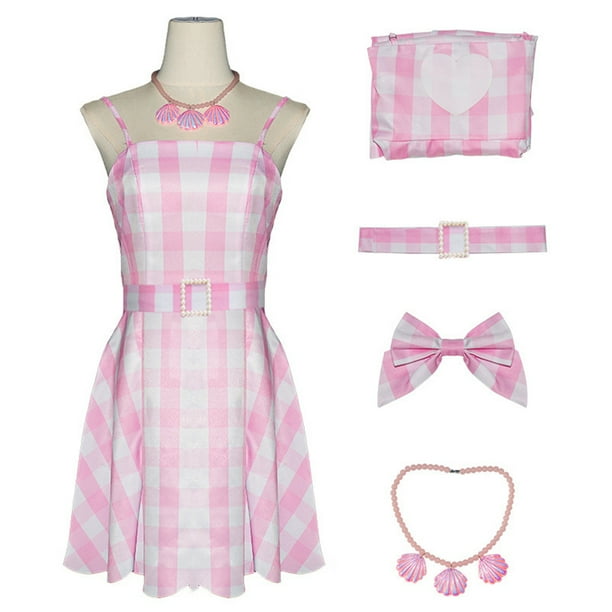 Disfraz Premium Barbie Halloween con correa ajustable Tmvgtek para Niño